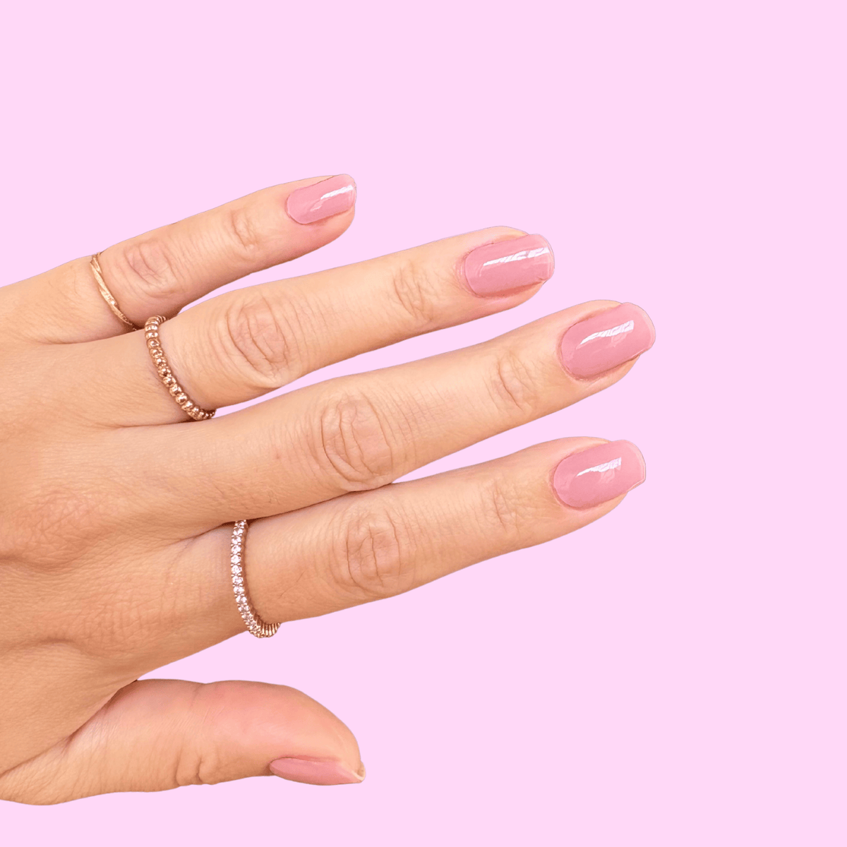 Strisce Gel Rosa Blush
