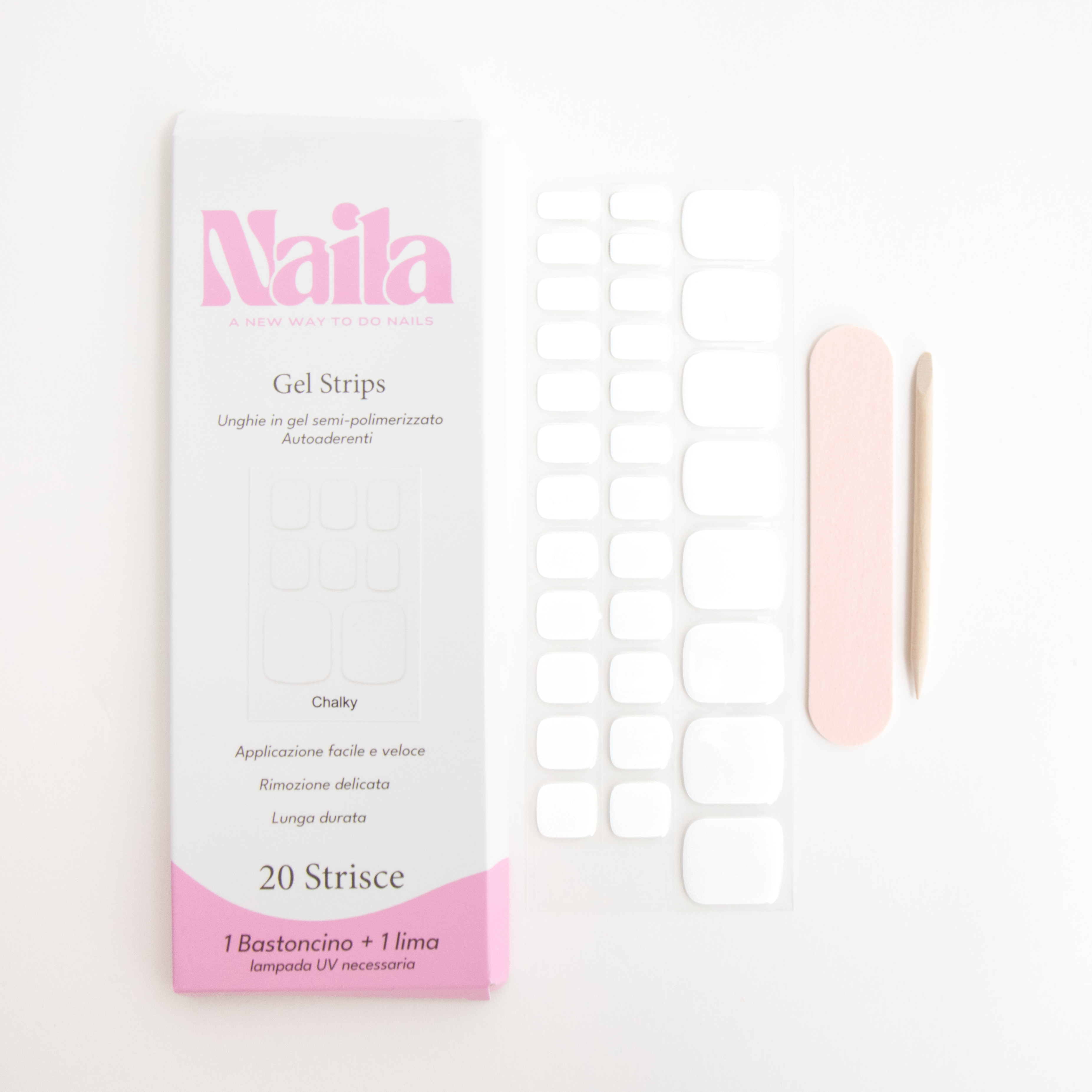 Strisce Gel Piedi Chalky