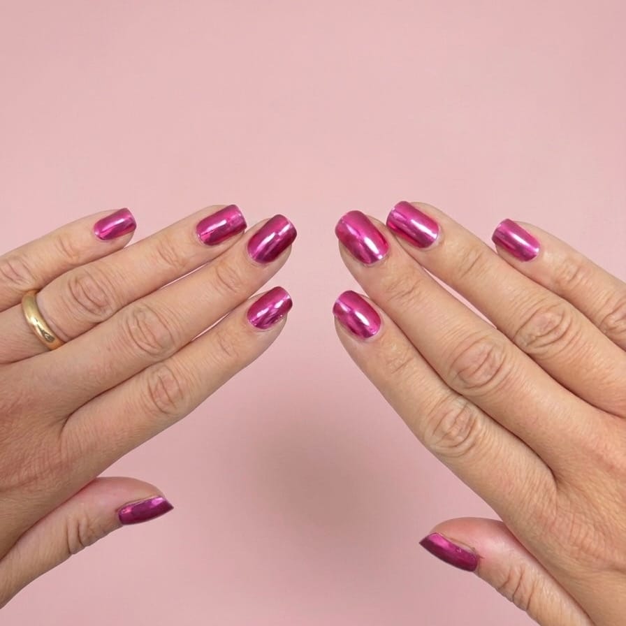 Strisce Gel Hot Pink Chrome