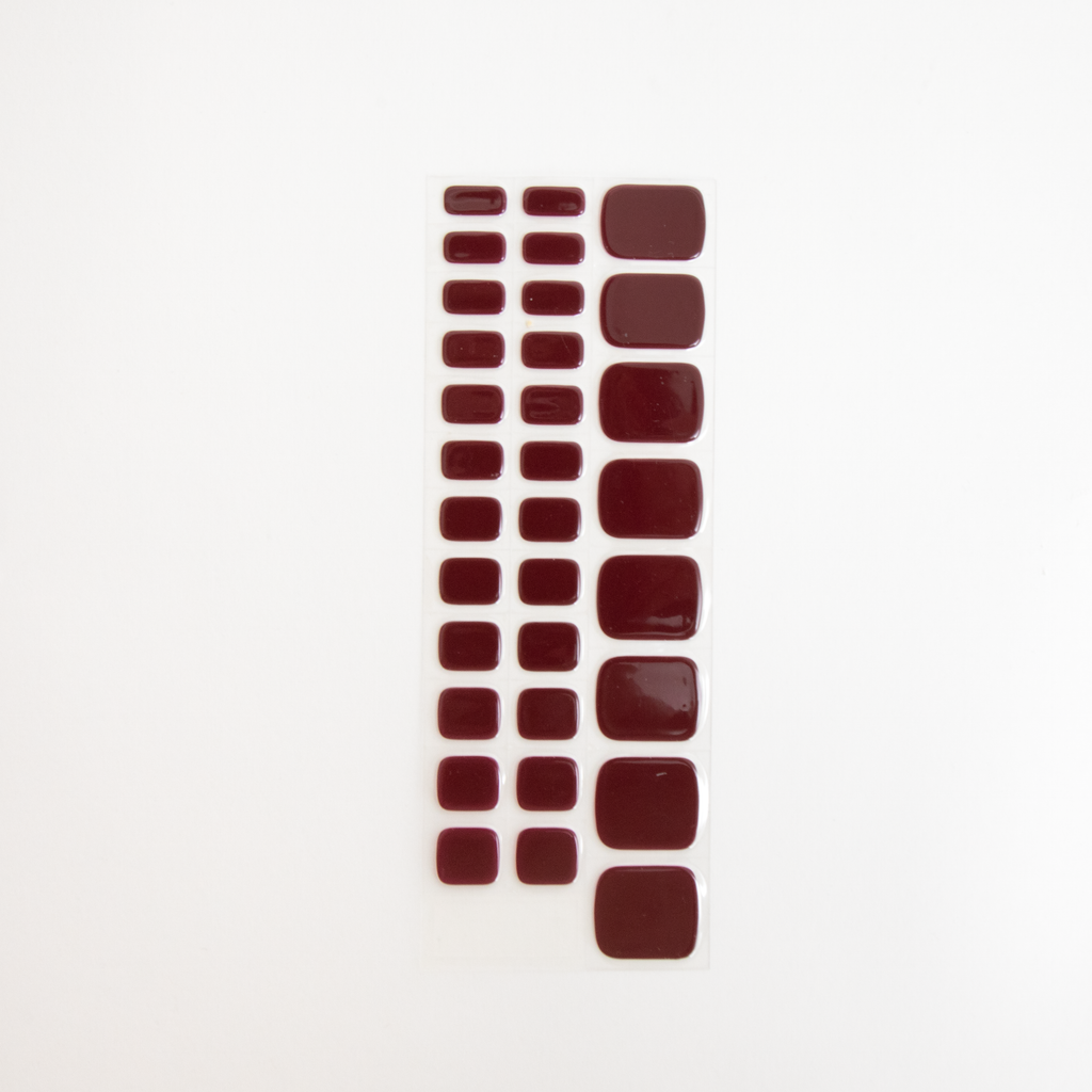 Strisce Gel Piedi Merlot