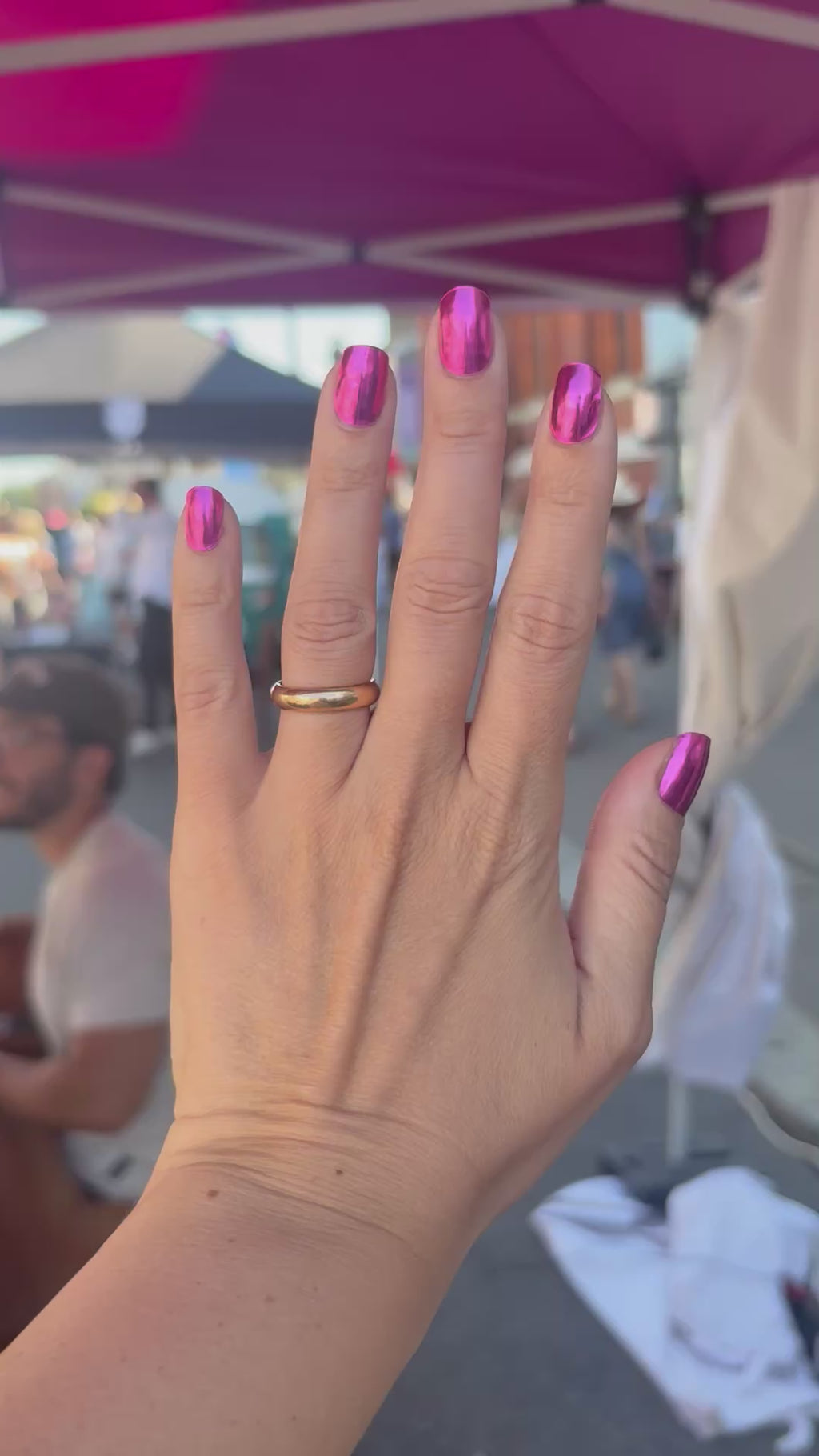 Strisce Gel Hot Pink Chrome