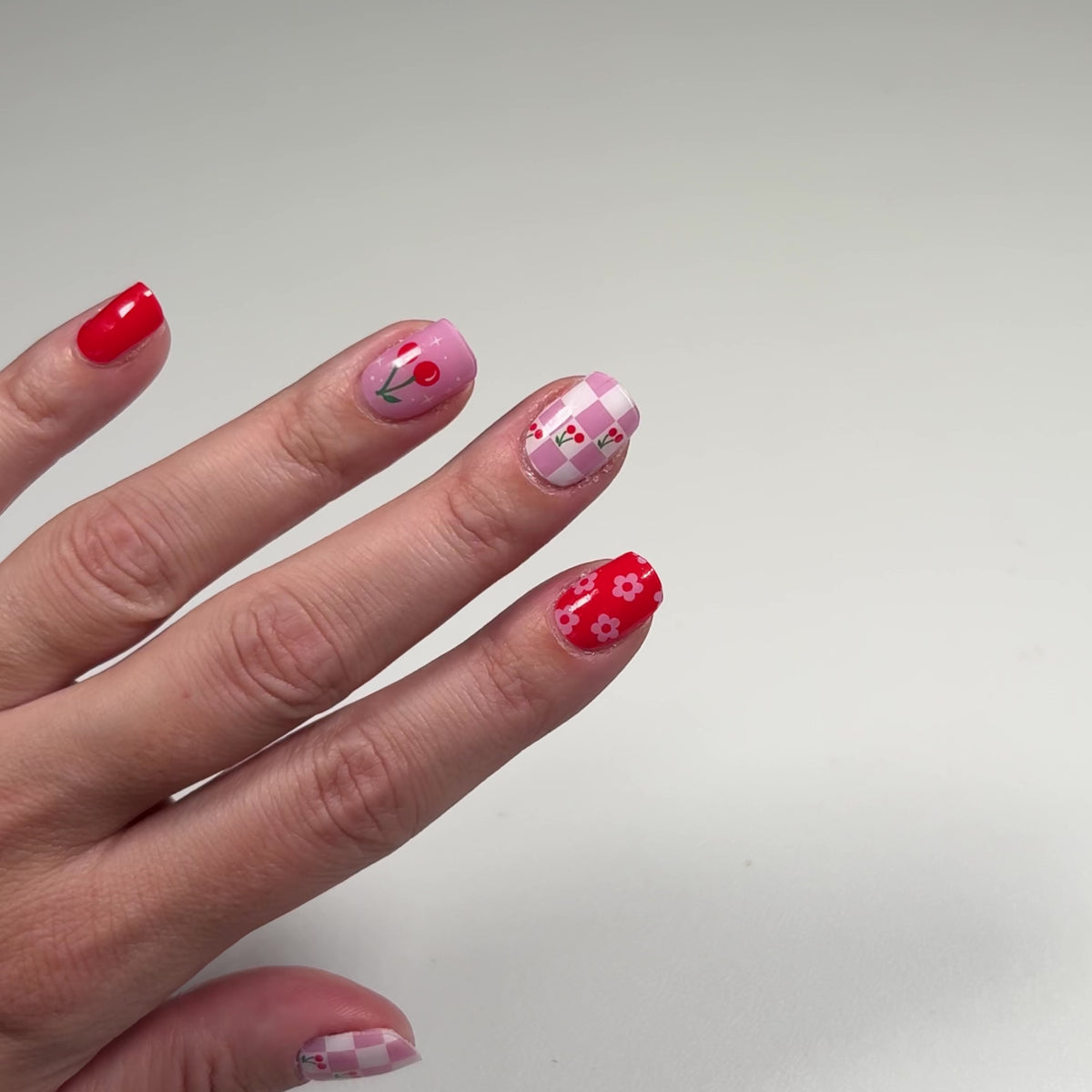 Strisce Gel Pink Cherry Mix